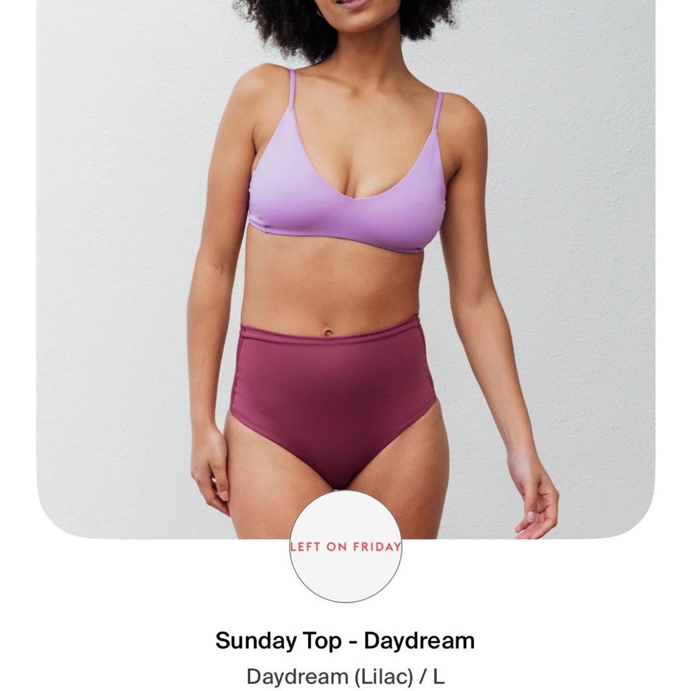 Left on Friday, Sunday top - M